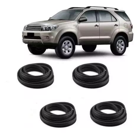 Kit 4 Borracha Guarnicao De Porta Toyota Sw4 Original Jahu