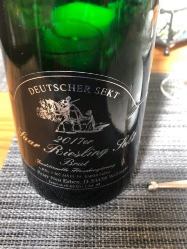 Peter Neu Erben Saar Riesling Sekt Brut Vivino US