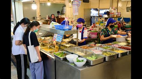 K Asok Food Court Cheap Street Food On Lunchtime At Sukhumvit