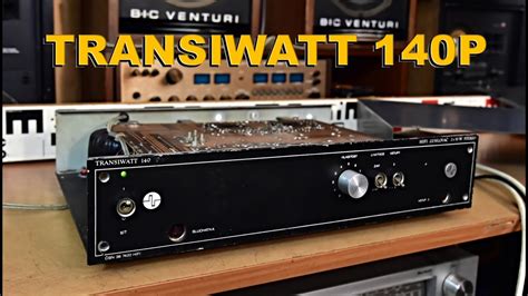 TRANSIWATT TW 140P stereo power amplifier - zesilovač - YouTube