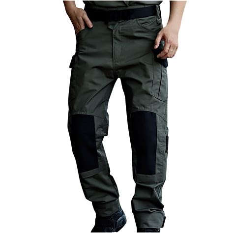 Htigea Clearance Men S Solid Cargo Pants Lightweight Ripstop