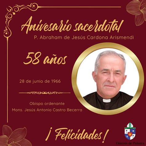 Aniversario Sacerdotal Diócesis De Palmira