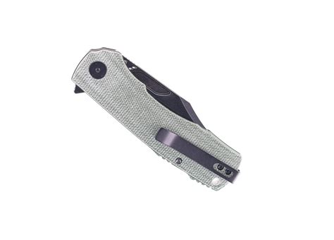 Petrified Fish Victor Folding Knife Green Micarta Handle K110 Clip ...