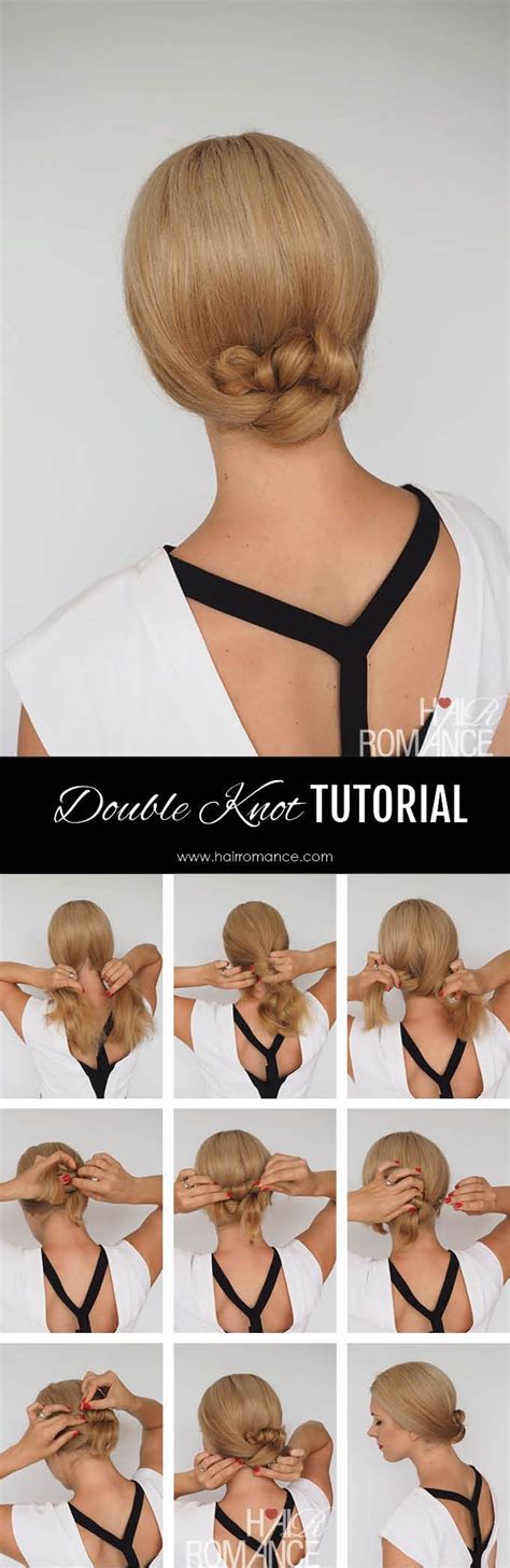 Double Knot Bun Tutorial Thats Super Easy Hair Romance Hair