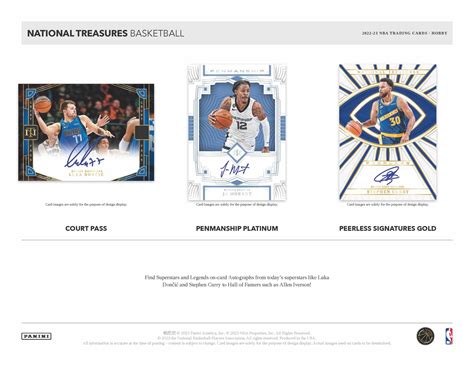 2022 23 Panini National Treasures NBA Basketball Cards 20