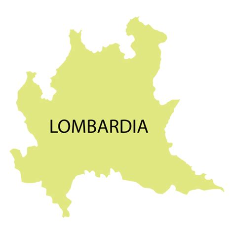 Mapa Da Região Da Lombardia Baixar Pngsvg Transparente