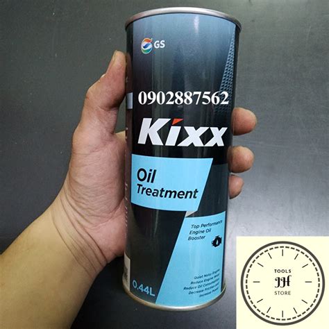 Kixx Oil Treatment 0.44L chất tăng p cho dầu động cơ, phụ gia chống ăn ...
