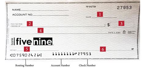 How To: Fill Out A Check - Bank Five Nine