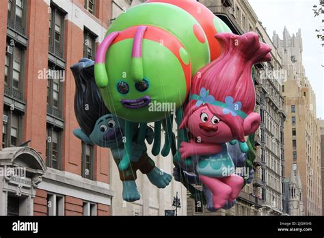 Balloons of the Macy's Thanksgiving Day Parade, NYC, USA Stock Photo ...