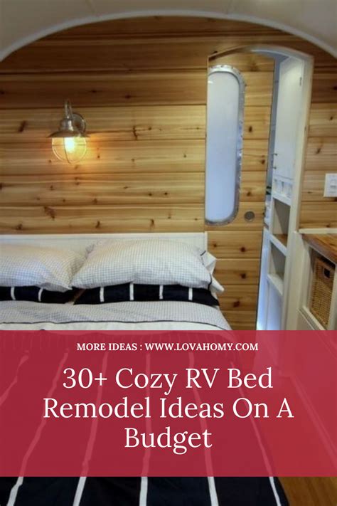 30 Cozy RV Bed Remodel Ideas On A Budget