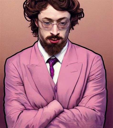 Gigachad Sam Hyde In A Pink Luxurious Suit Ready For Stable