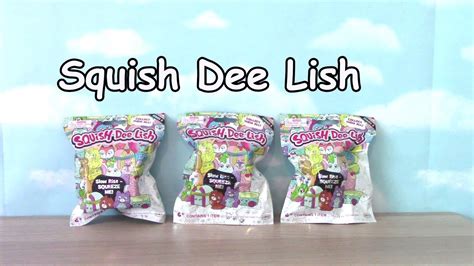 Squish Dee Lish Blind Bags Opening YouTube