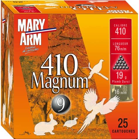 410 MAGNUM cal. 36 • Munitions Lisses Chasse