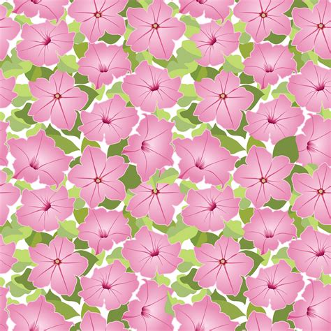 Abstract Floral Seamless Pattern Summer Flower Background