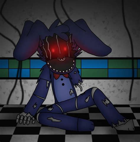 Withered bonnie fanart by VioletTheFox1 on DeviantArt