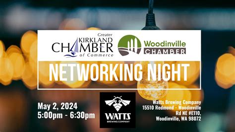 May 2024 Networking Night - Woodinville Chamber