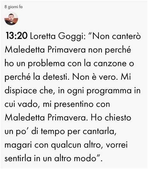 Lore On Twitter Ilcontiandrea A Proposito Di Maledetta Primavera