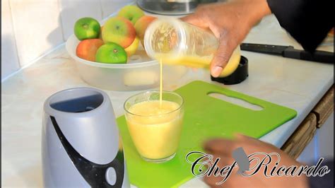 Jamaican Orange Juice Drink Recipe Recipes By Chef Ricardo Youtube