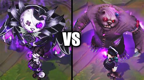 Fright Night Annie Vs Goth Annie Skins Comparison League Of Legends