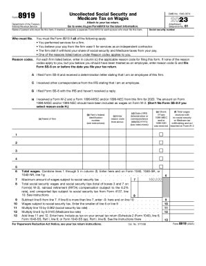 2023 Form IRS 8919 Fill Online Printable Fillable Blank PdfFiller