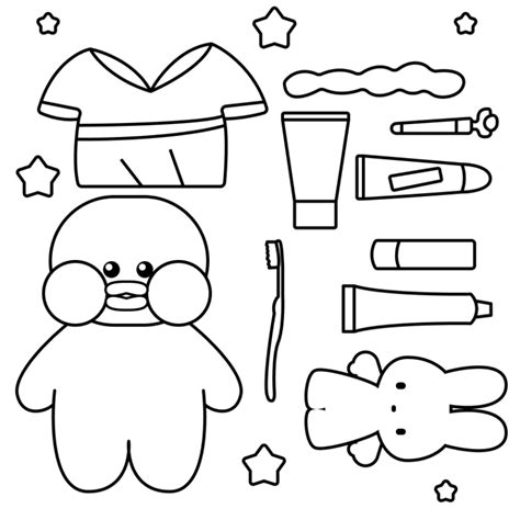 Imprimir Paper Duck para Colorir