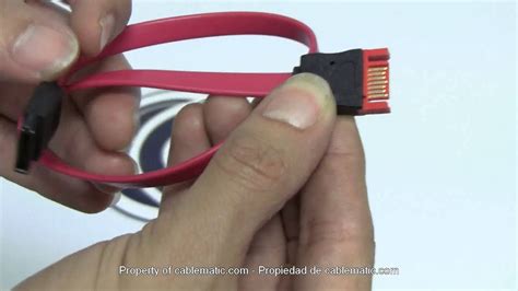 Cable datos SATA extensión macho hembra distribuido por CABLEMATIC