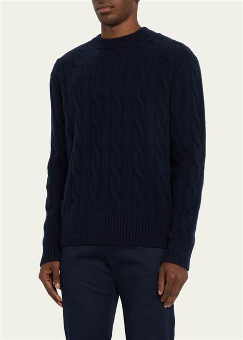 Frame Mens Cashmere Cable Knit Sweater Bergdorf Goodman