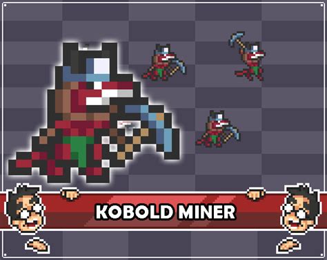 D Pixel Art Kobold Miner Sprites By Elthen S Pixel Art Shop