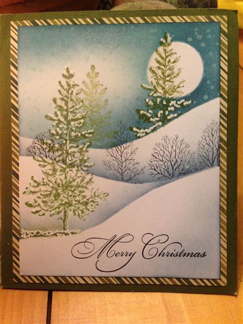 Stampin Up Christmas Tree Card Ideas