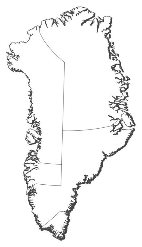 여러 지자체와 그린란드의 정치 지도 그린란드 지도 사진 배경 및 무료 다운로드를위한 그림 Pngtree