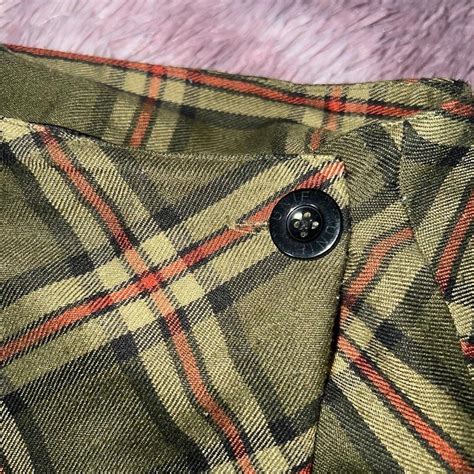 ‼️sold‼️ Unif ~ Witz Skirt In Green Plaid Womens Fashion Bottoms