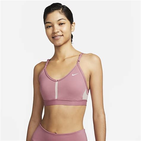 Pink Adjustable Straps Nike Indy Sports Bras Nike Sa