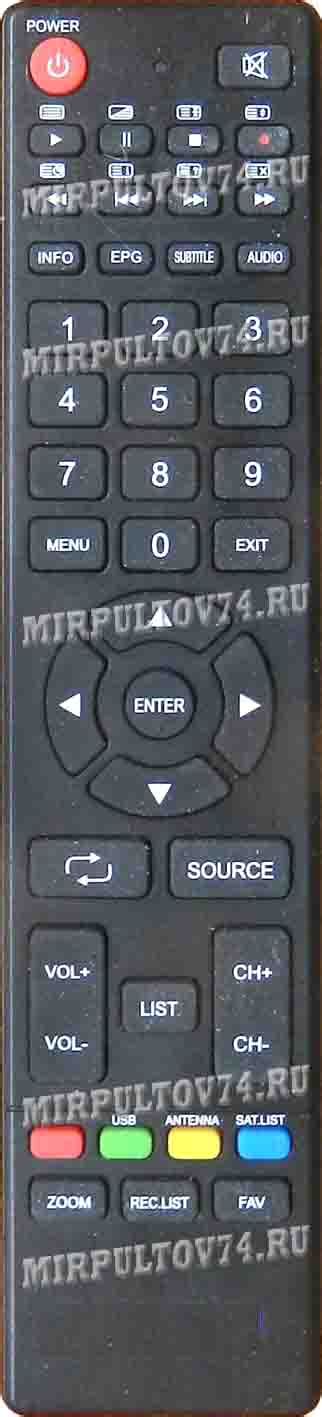 TELEFUNKEN Пульты для телевизоров TELEFUNKEN