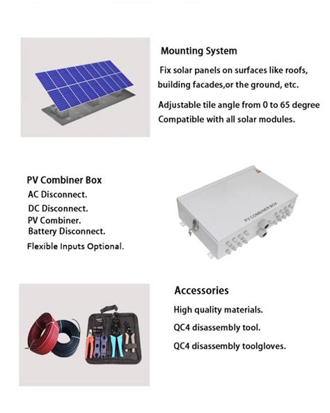 10kw Hybrid On Grid Home Potovoltaic Solar PV Inverter System Lithium