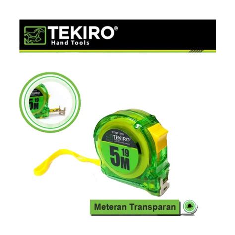 Jual Tekiro Meteran Transparan Meter Measuring Tape Meter Rol