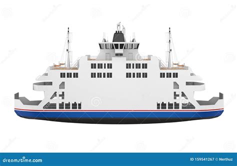 Old Ferry Boat Cartoon Vector Clipart | CartoonDealer.com #41776305