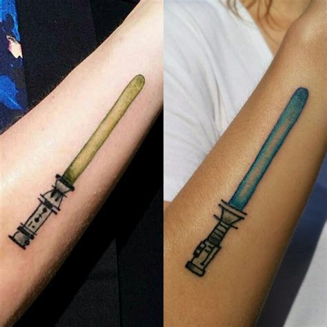 Light Saber Tattoo Lightsaber Tattoo Star Tattoos Tattoos