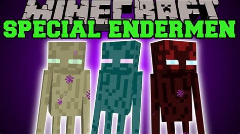 Minecraft Special Endermen Clones Lightning Theives And More Mod Showcase Youtube