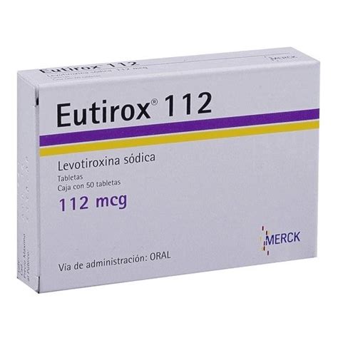 Eutirox 112 X 50 Comprimidos Merck Faltasya