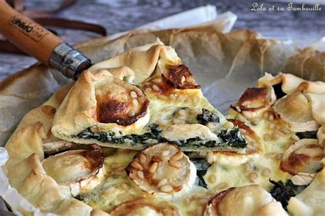 Tarte aux épinards chèvre Recette de Lolo et sa tambouille