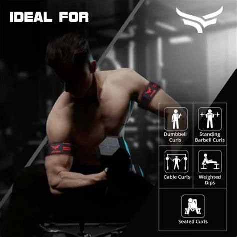 Xtrim Elastic BFR Blood Flow Restriction Workout Bands For Biceps