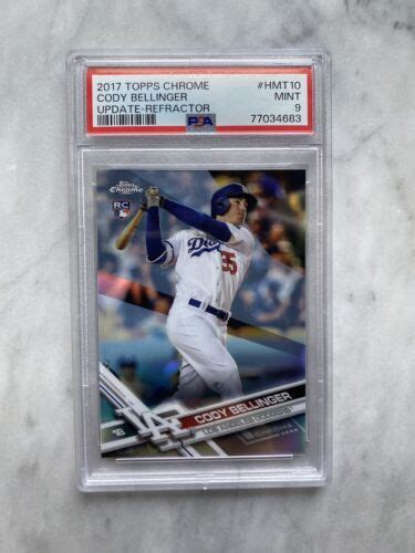 Topps Update Chrome Cody Bellinger Rookie Refractor Psa Rc