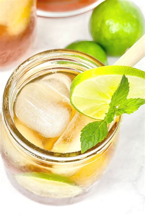 Iced Lime Tea Recipe Daily Tea Time