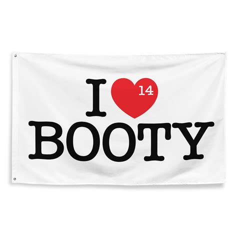 I LOVE BOOTY FLAG | The Official General Booty Shop