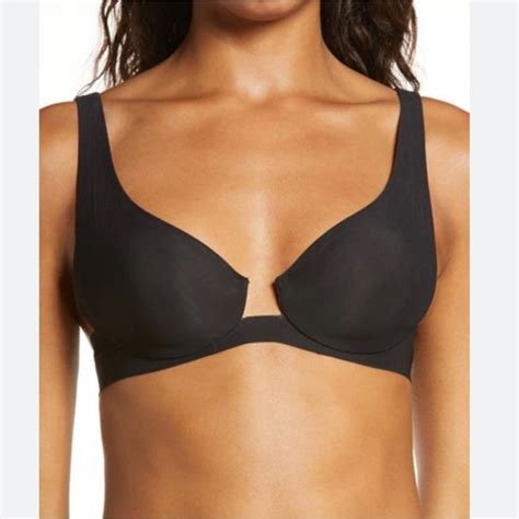 Skims Intimates Sleepwear Skims Naked Underwire Plunge Bra Black Onyx A Poshmark