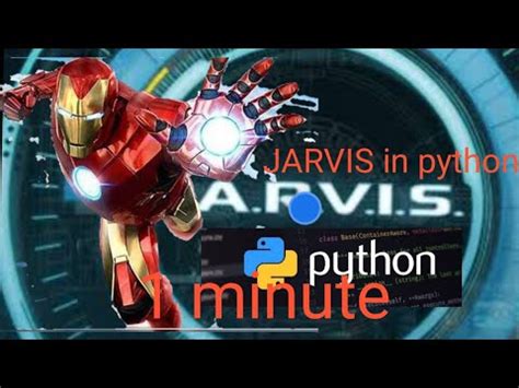 How To Make Jarvis Assistant In Just Minute In Python Youtube