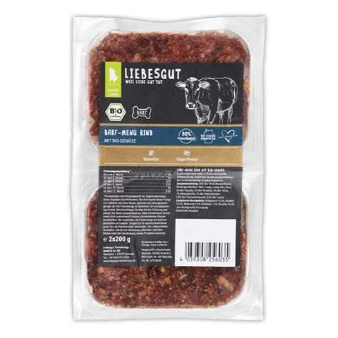 Barf Online Shop Von Lico Nature Liebesgut Bio Rind Men Junior De