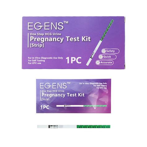 Egens Pcs Pregnancy Test Strip Kit Hcg Urine Test Urine Test