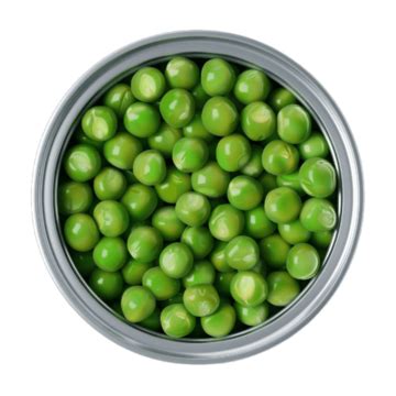 Canned Green Pea In The Glass Bowl Transparent Background, Canned Green ...