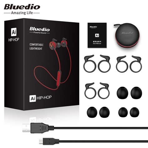 Bluedio AI Headphones Sports Bluetooth Headphones with BT4.2